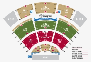 Seating Chart - Pavilion At Toyota Music Factory Seating Chart