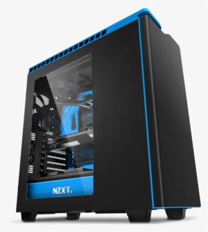 Nzxt H440 Matte Black Blue Ca H442w M4