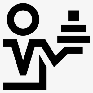 The Logo Is Of A Person From The Waist Up With Their - Waiter Icon
