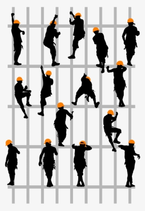 Workers - Construction Worker Silhouette Png