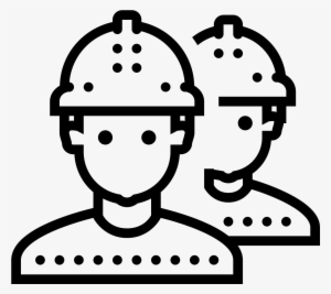 This Is An Image Of Two Construction Workers, One Of - Engineer Icon Png