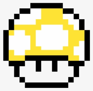 Yellow Supermario Mushroom - Super Mario World 1 Up Mushroom