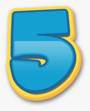 Number 5 Free Download - Numero 5 Paw Patrol Png