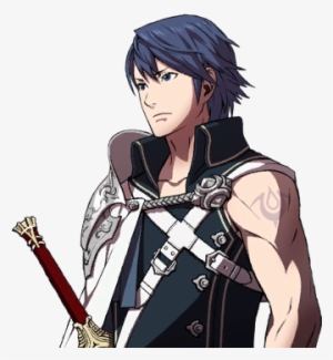 Kid Icarus Ssb4 Sprite 1 - Fire Emblem Chrom Portrait