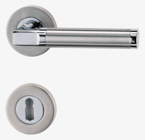 Freigestelltes Produktbild Im Idealen Blickwinkel Fotografiert - Griffwerk Wechselgarnitur Laronda Chrom-perla Silbermatt