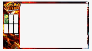 Layout With Pokemon Slots, Badges, And Space In Bottom - Layout Pokemon Fire Red