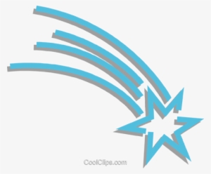Shooting Star Royalty Free Vector Clip Art Illustration - Shooting Star