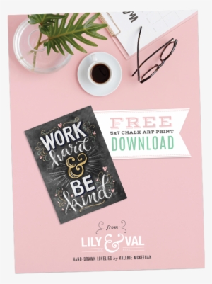 Free Chalk Art Download - Chalkboard Art