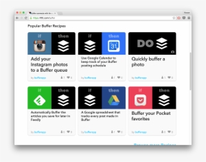 Top Buffer Ifttt Recipes - Google Calendar