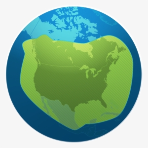 Siriusxm Marine Service Is Available In The Continental - View Over Greenland And The Arctic Ocean. Poster Print