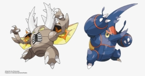 Mega Heracross By Tomycase On Deviantart - Mega Pinsir And Heracross