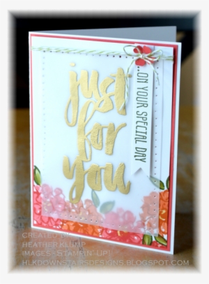 Just For You By Heather Klump, Sharing Another Sale - Stampin' Up Inc.
