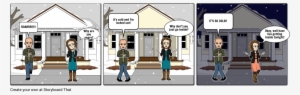 Angry Guy Is Cold - Storyboard