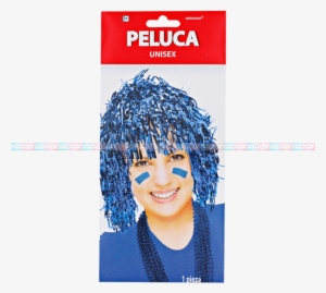 Granmark Peluca Metalica Azul 3/1 Granmark - Amscan 80s Disco Blue Foil Party Wig