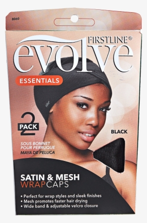 Evolve Black Go Satin Wrap Cap