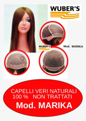 Marika Peluca Cabello Pelo Natural 100% Totalmente - Wig