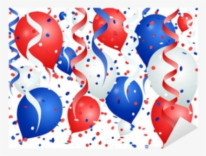 Vinilo Pixerstick Globos De Confeti Y Serpentinas • - Serpentine Streamer