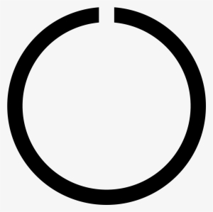 Círculo Con Corte Icon - Watch Icon Png