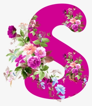 Alfabeto Pink Flores Png - Flower Design Flower Alphabet