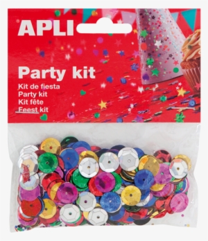 Party Kit Circulos Relieve Ø 11mm Lentejuela Confeti - Confeti Metalizado