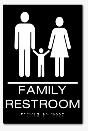 Family Restroom Sign - Family Restroom