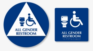 All Gender Restroom Signs - All Gender Restroom Symbol