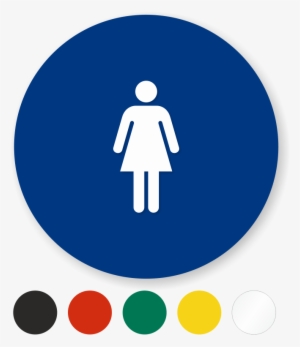 Zoom, Price, Buy - Triangle Women Restroom Sign