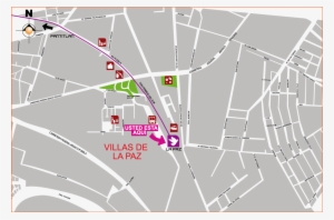 Las Salidas De La Estación Son - Map