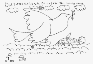Dia Internacional De La Paz Para Colorear