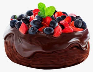 Gâteau Au Chocolat Png, Dessin - Chocolate Cake