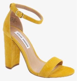 Yellow Amarillo Aesthetic Random Shoes Zapatos - Mustard Yellow Chunky Heels