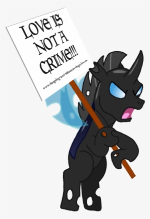 Hakar-kerarmor, Changeling, Protest, Safe, Sign, Simple - Cartoon