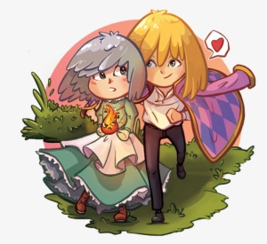 Howl's Moving Castle Howl, Calcifer And Sophie - Calcifer