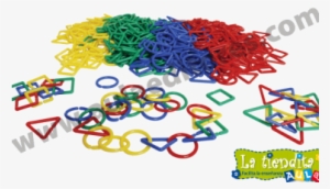 Bolsa De Cadenas Figuras Geometricas 500 Piezas Aprox - Geometry