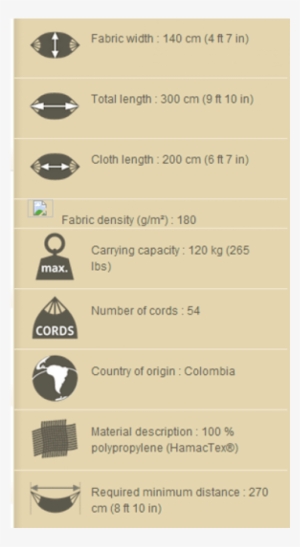 La Siesta Sonrisa Weather-resistant Single Classic - Colombian Weatherproof Sonrisa Single Hammock By La