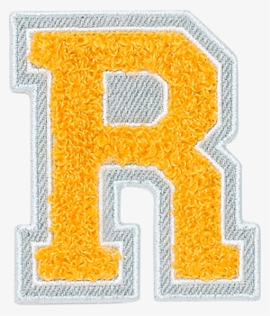 Varsity Letter Yellow Patches - Varsity Letter
