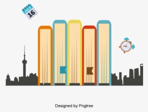 Simple Diseño Grafico De Libros Pintados A Mano - Psd