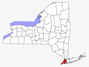 Localización Dentro Del Estado De Nueva York - New York City On Map Of New York