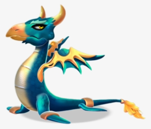 Golden Crow Dragon - Dragon Mania Golden Crow Dragon