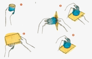 Sobre La Tarjeta Y Esto Impide Que El Agua Se Derrame - Child Art