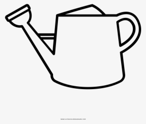 Vaso De Água Desenho Para Colorir - Line Art