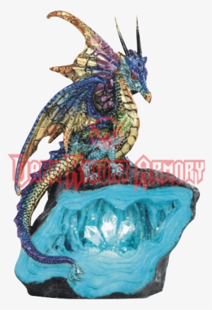 Purple And Gold Dragon Stone Led - Home And Holiday Shops Purple And Green Dragon On Stone