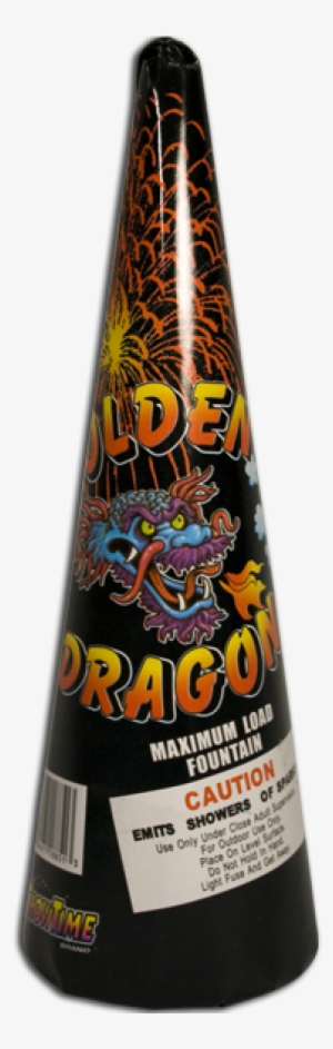 Large Fountain With Showers Of Gold Spray With Silver - Golden Dragon Fireworks