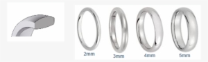 Modelos Anillos Matrimonio Media Caña Leve Ergonomica - Anillos De Matrimonio Ergonomicos