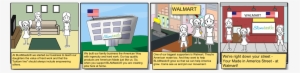 A Made In America Street - Cartoon
