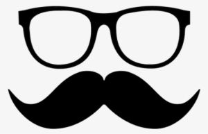 Que Bigode Maneiro ^~^ - Oculos Thug Life Png