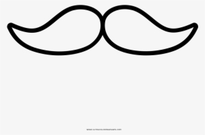 Moustache Coloring Page - Desenho De Bigode Colorir