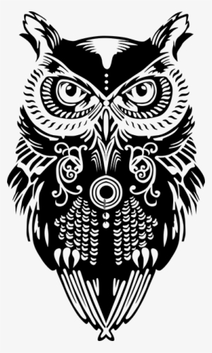 Patterned Owl Sticker - Vinilo Para Pared Buho