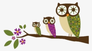 Buho En Rama Png - Buhos Dibujo Png