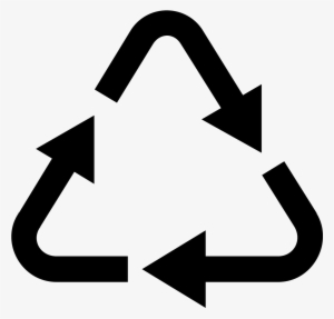 The Logo Is Made Of Three Arrows That Are Arranged - Recycling Icon